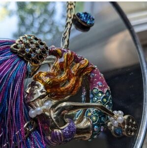 Very rare Vintage betsey johnson mermaid necklace